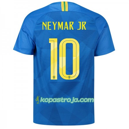 Billiga Fotbollströjor Brasilien Neymar Jr 10 VM 2018 Borta tröja
